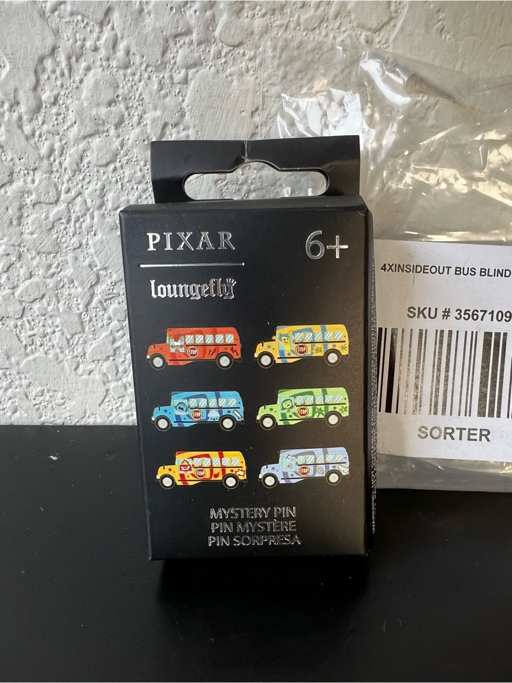 Loungefly Disney Pixar Inside Out Emotion Buses Blind Box Enamel Pin - Sealed